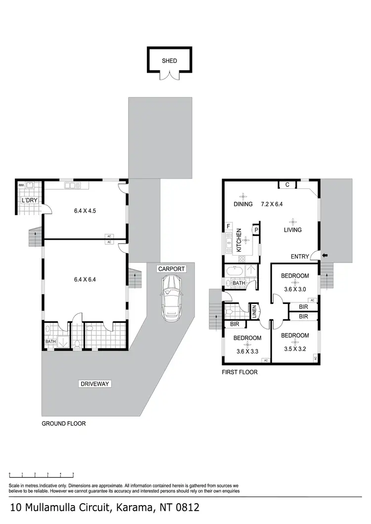Floorplan of Homely house listing, 10 Mullamulla Circuit, Karama NT 812