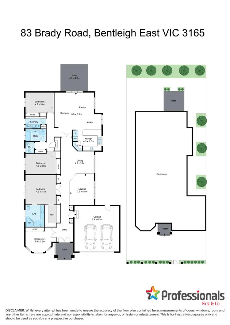 Floorplan of Homely house listing, 83 Brady Road, Bentleigh East VIC 3165