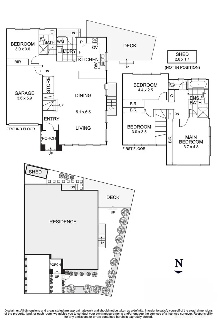 Floorplan of Homely house listing, 44 Carawatha Road, Doncaster VIC 3108