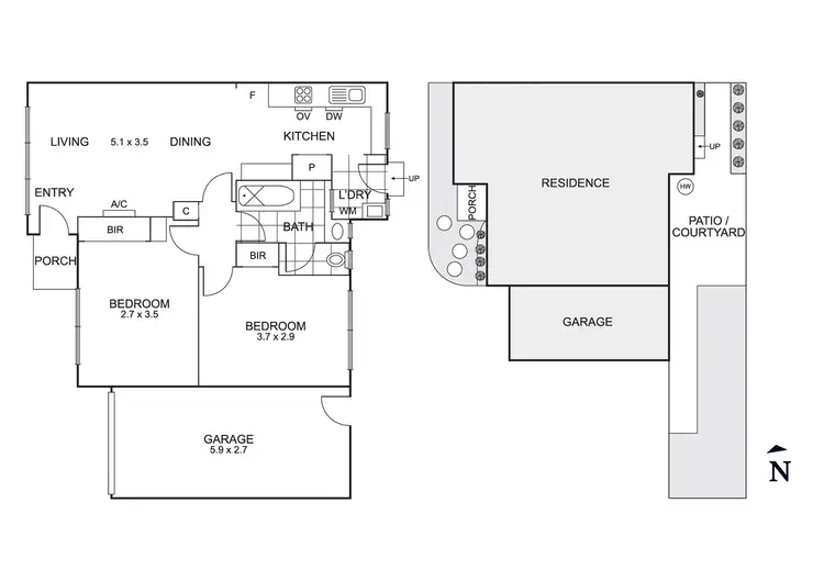 Floorplan of Homely unit listing, 3/34 Venice Street, Mentone VIC 3194
