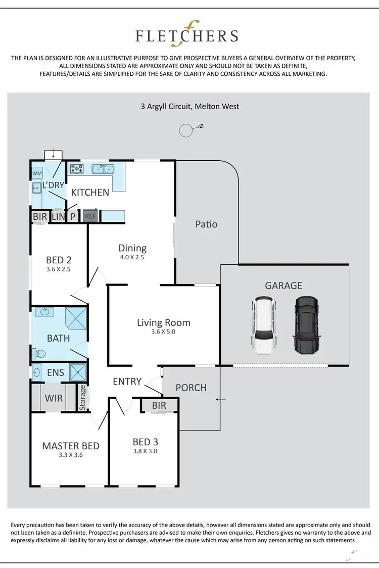 Floorplan of Homely house listing, 3 Argyll Circuit, Melton West VIC 3337