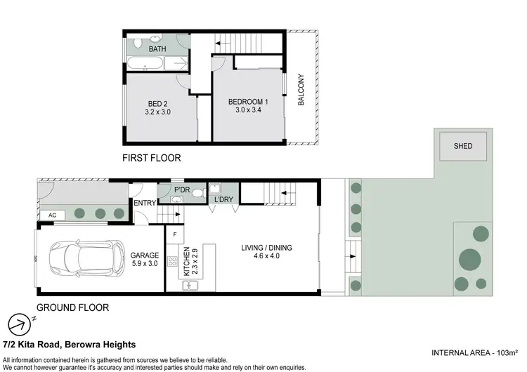 Floorplan of Homely townhouse listing, 7/2-4 Kita Road, Berowra Heights NSW 2082