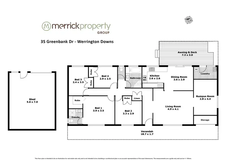 Floorplan of Homely house listing, 35 Greenbank Drive, Werrington Downs NSW 2747