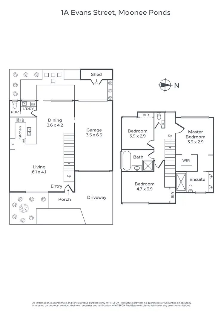 Floorplan of Homely house listing, 1A Evans Street, Moonee Ponds VIC 3039