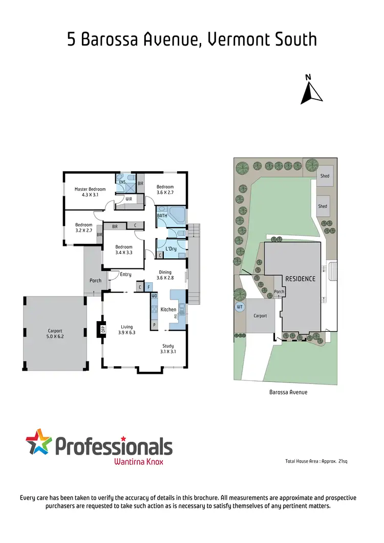 Floorplan of Homely house listing, 5 Barossa Avenue, Vermont South VIC 3133