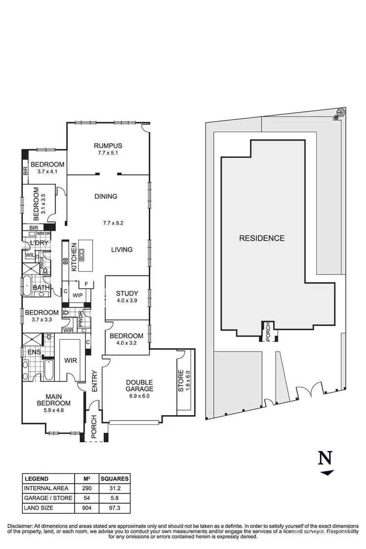 Floorplan of Homely house listing, 10 Pine Way, Doncaster East VIC 3109