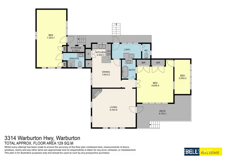 Floorplan of Homely house listing, 3314 Warburton Highway, Warburton VIC 3799