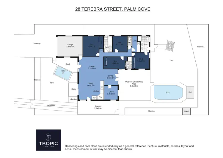 Floorplan of Homely house listing, 28 Terebra Street, Palm Cove QLD 4879