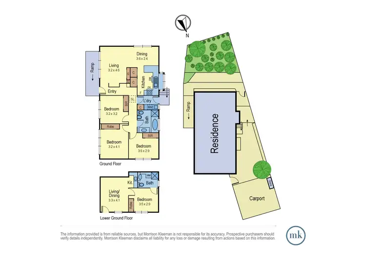 Floorplan of Homely house listing, 1/221 Elder Street, Greensborough VIC 3088