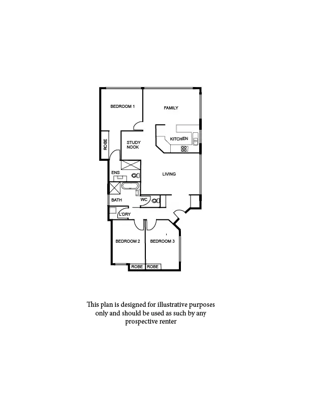 Floorplan of Homely house listing, 1/2 River Street, Briar Hill VIC 3088