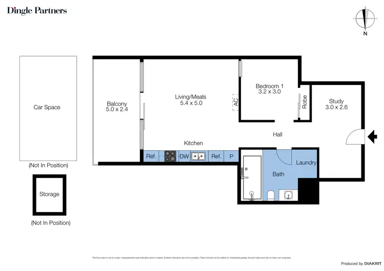 Floorplan of Homely apartment listing, 102/18 Tanner Street, Richmond VIC 3121