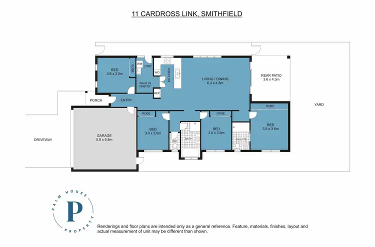 Floorplan of Homely house listing, 11 Cardross Link, Smithfield QLD 4878