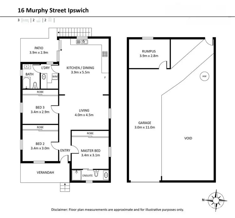 Floorplan of Homely house listing, 16 Murphy Street, Ipswich QLD 4305