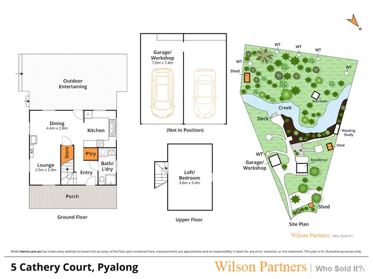 Floorplan of Homely house listing, 5 Cathery Court, Pyalong VIC 3521