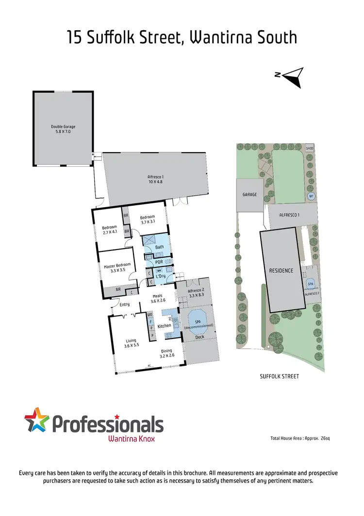 Floorplan of Homely house listing, 15 Suffolk Street, Wantirna South VIC 3152