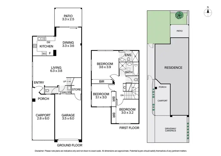 Floorplan of Homely townhouse listing, 49/330 Sydenham Road, Sydenham VIC 3037