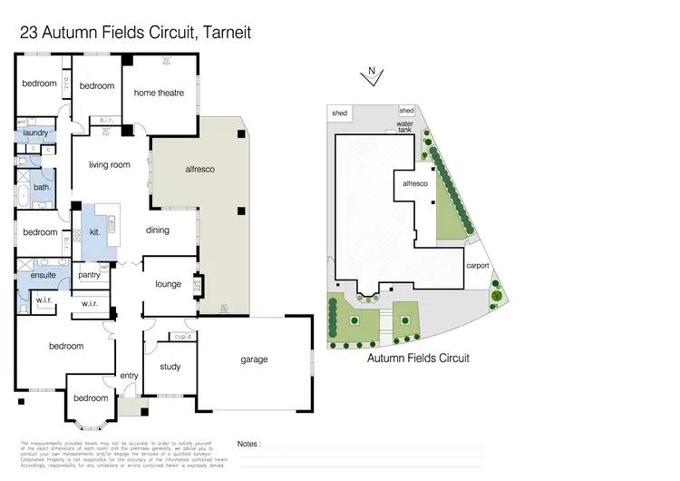 Floorplan of Homely house listing, 23 Autumn Fields Circuit, Tarneit VIC 3029