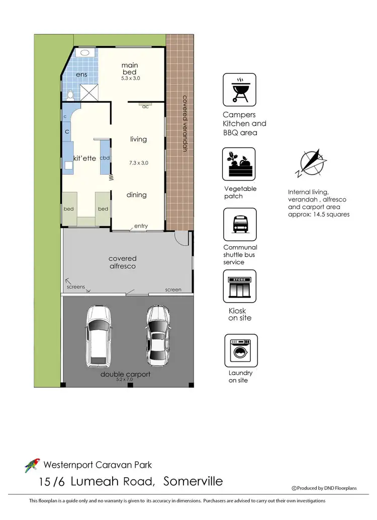 Floorplan of Homely house listing, 15/6 Lumeah Road, Somerville VIC 3912