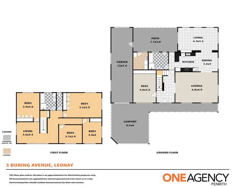 Floorplan of Homely house listing, 3 Buring Avenue, Leonay NSW 2750