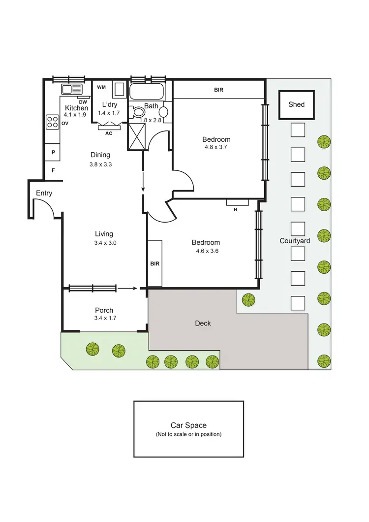 Floorplan of Homely apartment listing, 1/340A Dandenong Road, St Kilda East VIC 3183