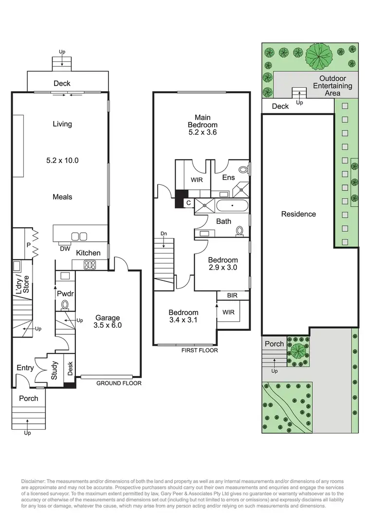 Floorplan of Homely townhouse listing, 159B Sycamore Street, Caulfield South VIC 3162