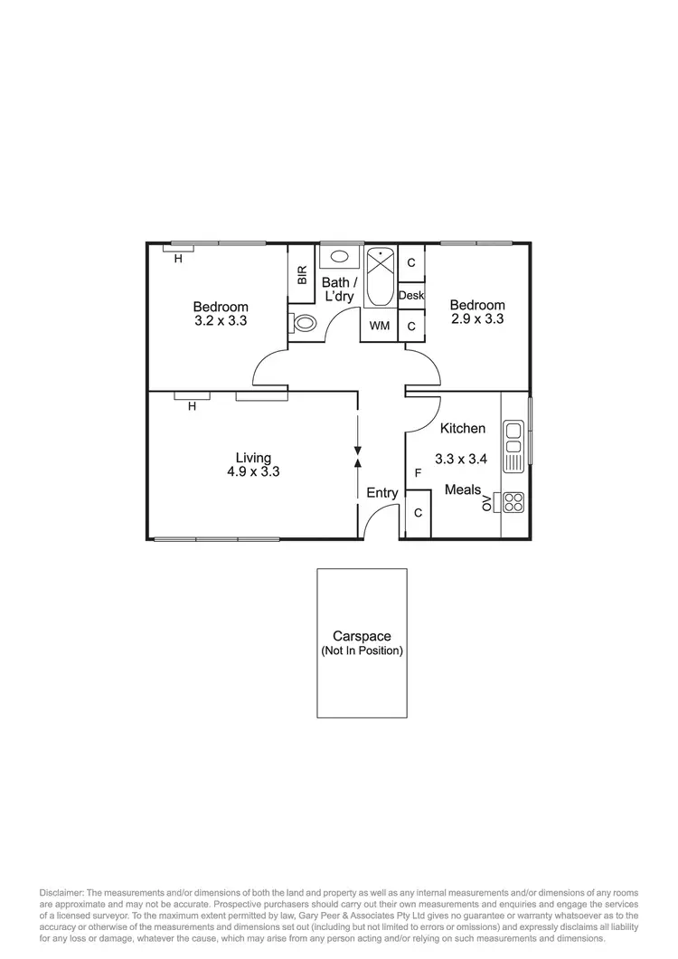 Floorplan of Homely apartment listing, 4/8 Waratah Avenue, Glen Huntly VIC 3163