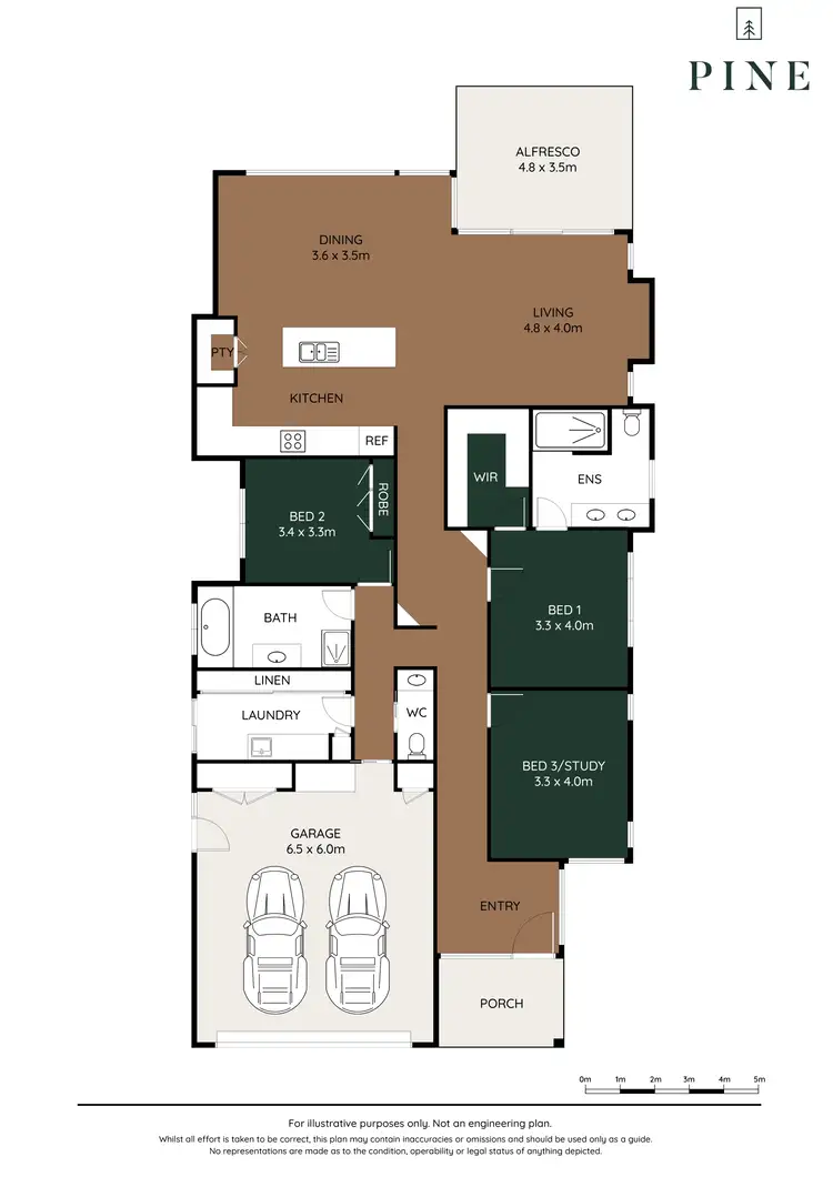 Floorplan of Homely house listing, 5 Malanda Court, Beerwah QLD 4519