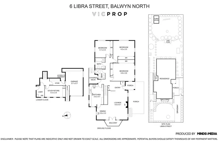 Floorplan of Homely house listing, 6 Libra Street, Balwyn North VIC 3104