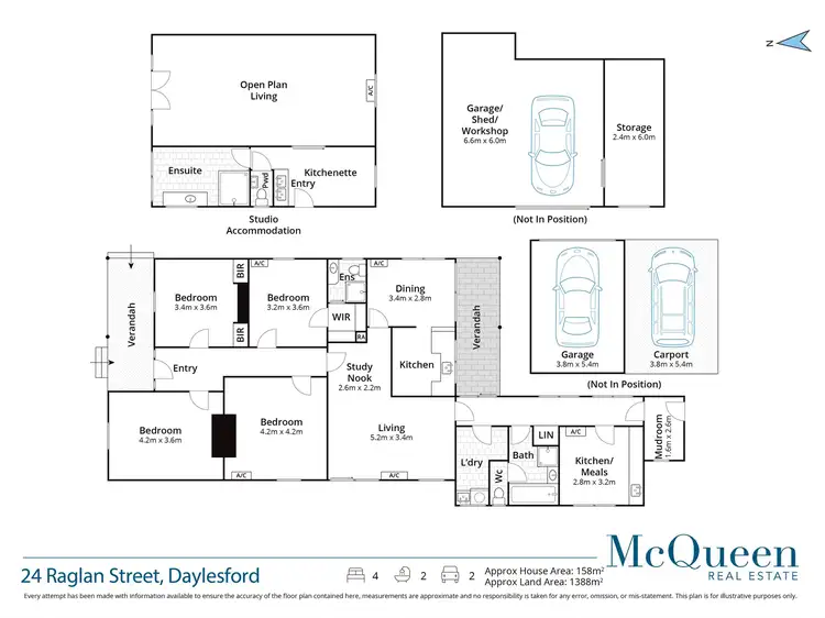 Floorplan of Homely house listing, 24 Raglan Street, Daylesford VIC 3460