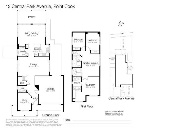 Floorplan of Homely house listing, 13 Central Park Avenue, Point Cook VIC 3030