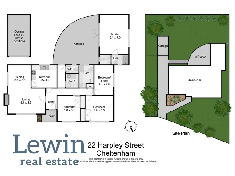 Floorplan of Homely house listing, 22 Harpley Street, Cheltenham VIC 3192