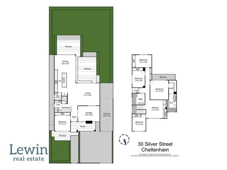 Floorplan of Homely house listing, 30 Silver Street, Cheltenham VIC 3192