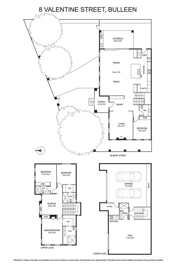 Floorplan of Homely house listing, 8 Valentine Street, Bulleen VIC 3105