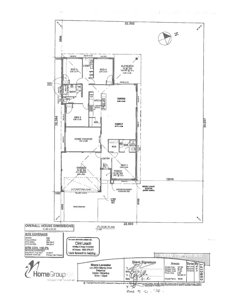 Floorplan of Homely house listing, 14 Killerby Drive, Dalyellup WA 6230