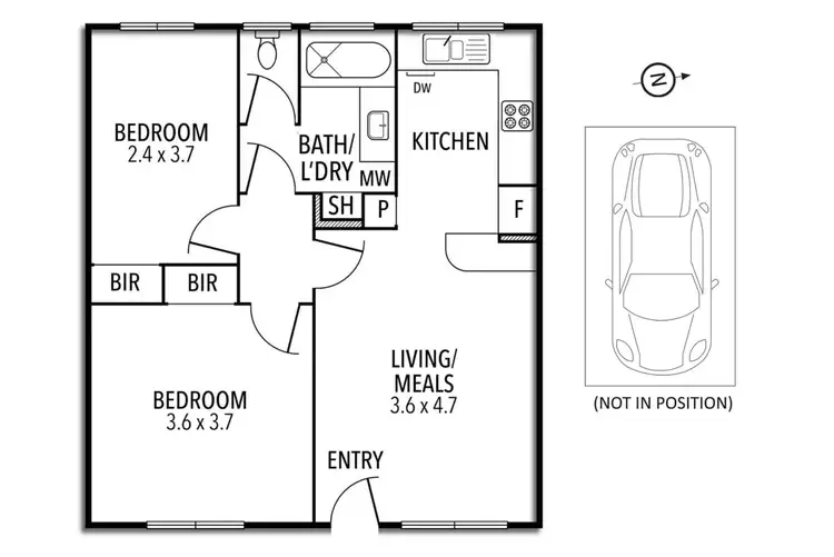 Floorplan of Homely apartment listing, 13/2-4 Ruabon Road, Toorak VIC 3142