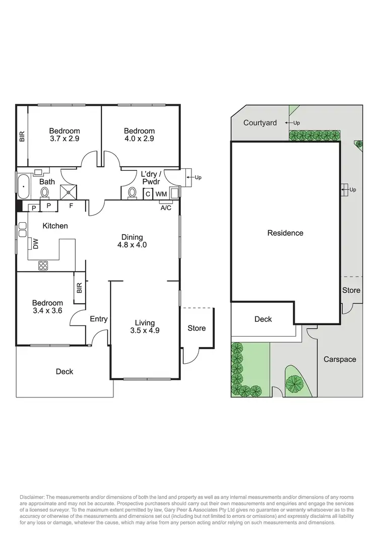 Floorplan of Homely townhouse listing, 33A Bealiba Road, Caulfield South VIC 3162