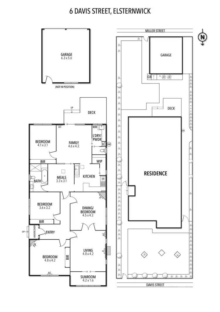 Floorplan of Homely house listing, 6 Davis Street, Elsternwick VIC 3185
