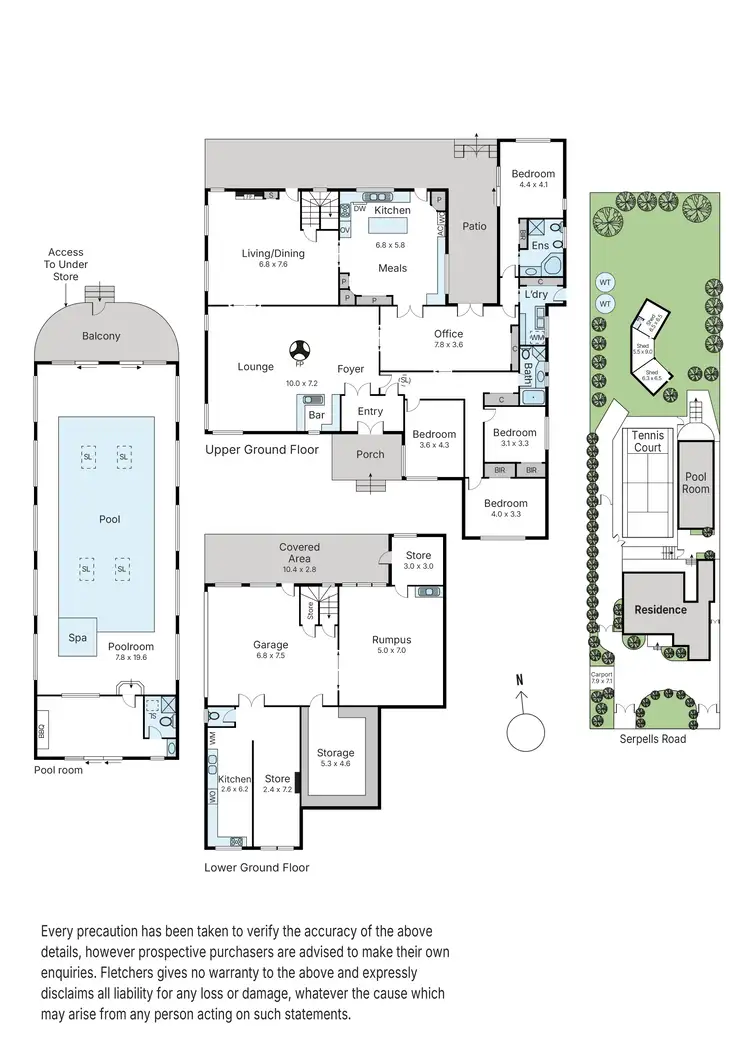 Floorplan of Homely house listing, 117-119 Serpells Road, Templestowe VIC 3106