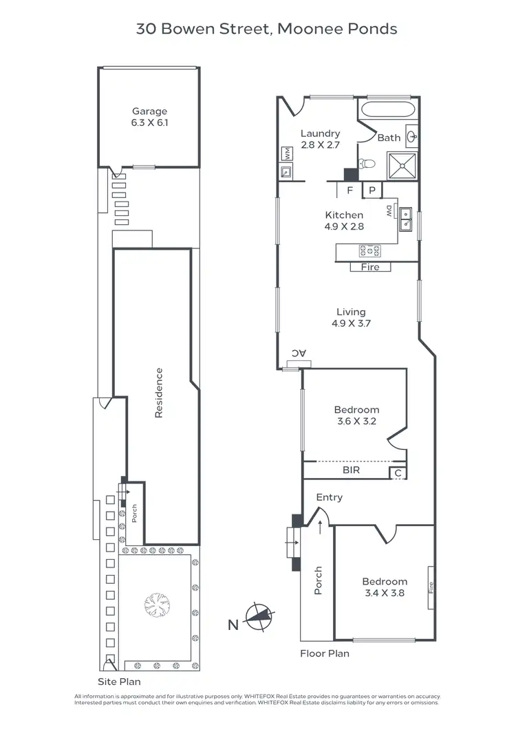 Floorplan of Homely house listing, 30 Bowen Street, Moonee Ponds VIC 3039
