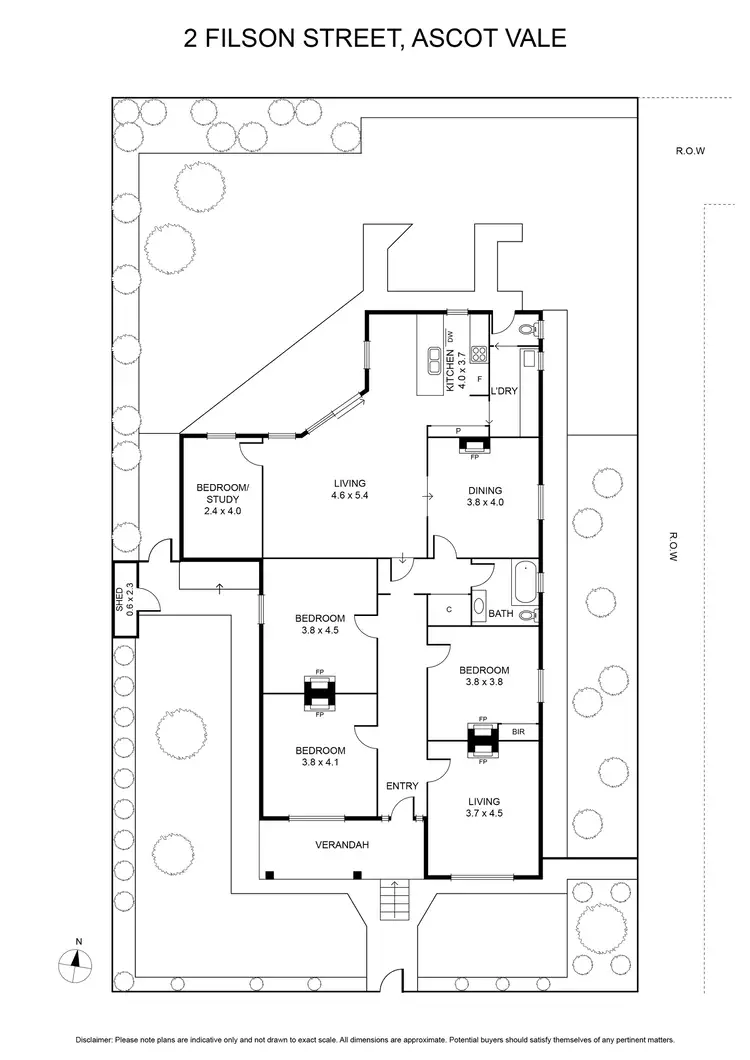 Floorplan of Homely house listing, 2 Filson Street, Ascot Vale VIC 3032