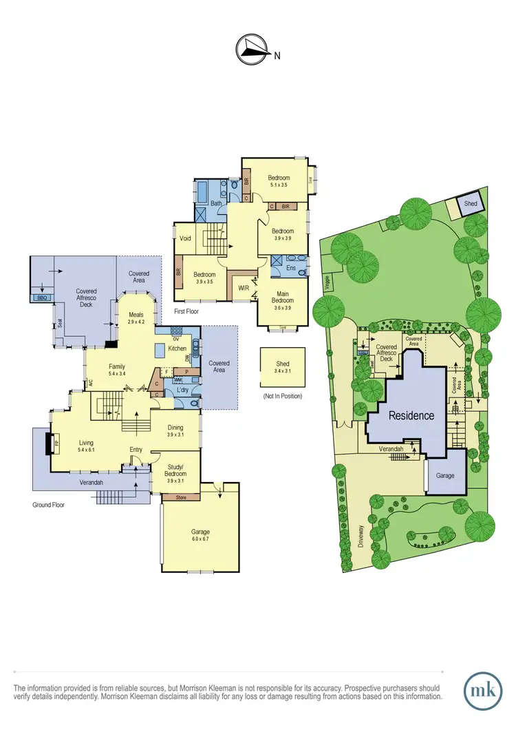Floorplan of Homely house listing, 4 Burrawang Rise, Eltham North VIC 3095