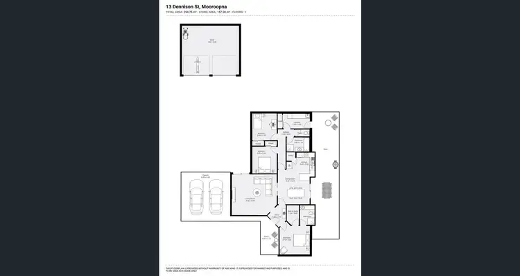 Floorplan of Homely house listing, 13 Dennison Street, Mooroopna VIC 3629