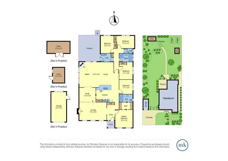 Floorplan of Homely house listing, 24 Bourke Street, Whittlesea VIC 3757