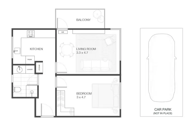 Floorplan of Homely apartment listing, 6/32 Williams Road, Prahran VIC 3181