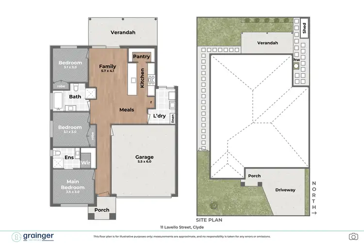Floorplan of Homely house listing, 11 Lavello Street, Clyde VIC 3978