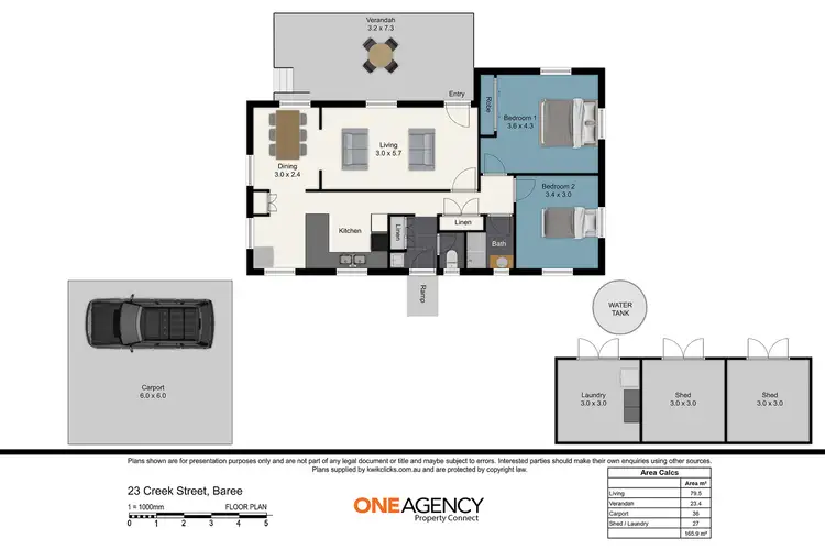 Floorplan of Homely house listing, 23 Creek Street, Baree QLD 4714
