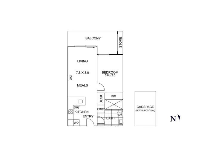 Floorplan of Homely apartment listing, 105/218 Bay Road, Sandringham VIC 3191