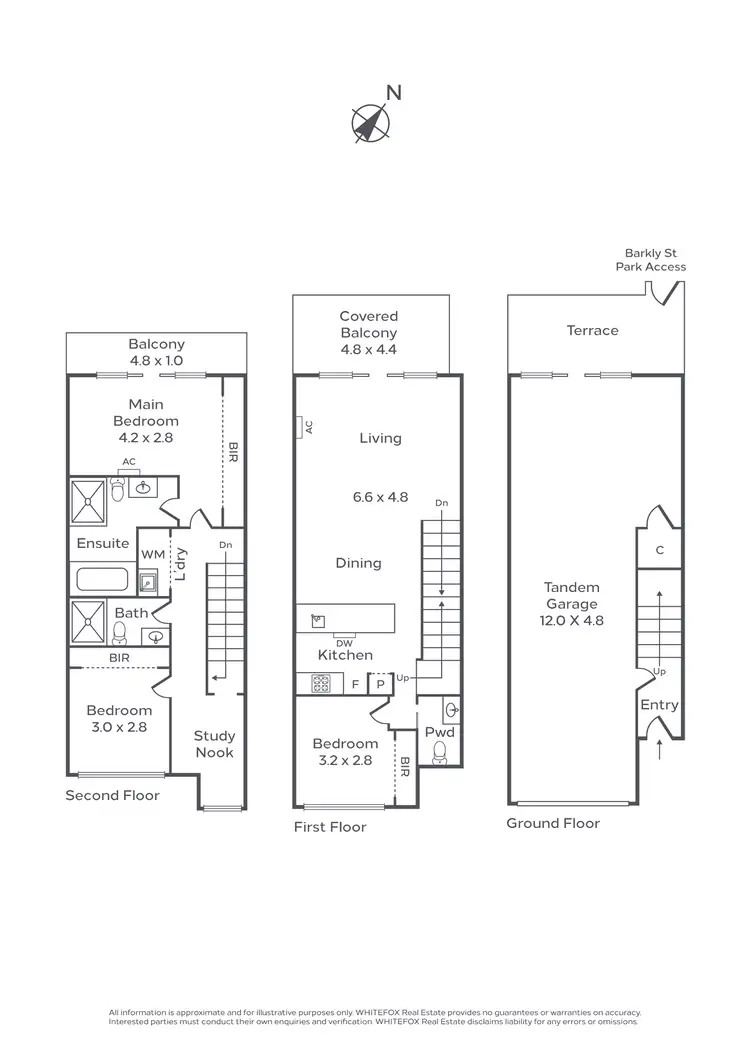 Floorplan of Homely townhouse listing, 7 Amelia Street, Brunswick VIC 3056