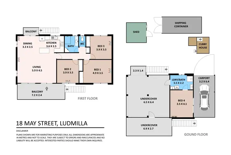Floorplan of Homely house listing, 18 May Street, Ludmilla NT 820