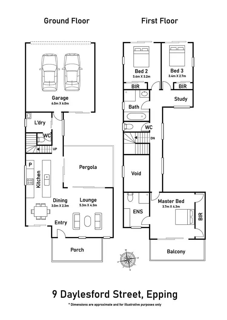 Floorplan of Homely house listing, 9 Daylesford Street, Epping VIC 3076